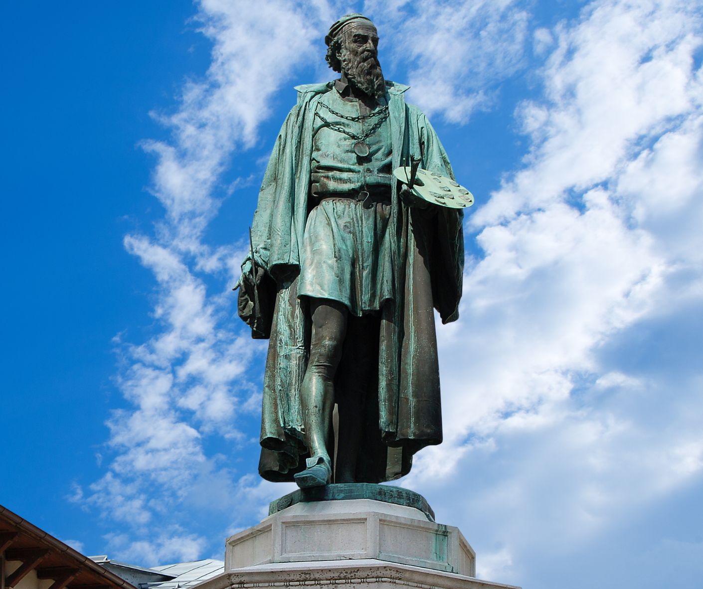 Statua di Tiziano Vecellio a Pieve di Cadore